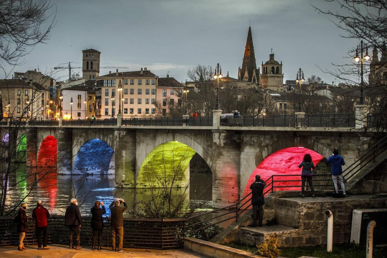 Murallas De Revelin & Laurel -Casco Antiguo- Logroño Esterno foto